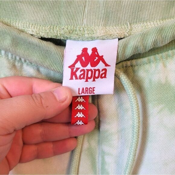 Kappa Light Green Tie Dye Sweat Pants - Picture 3 of 5